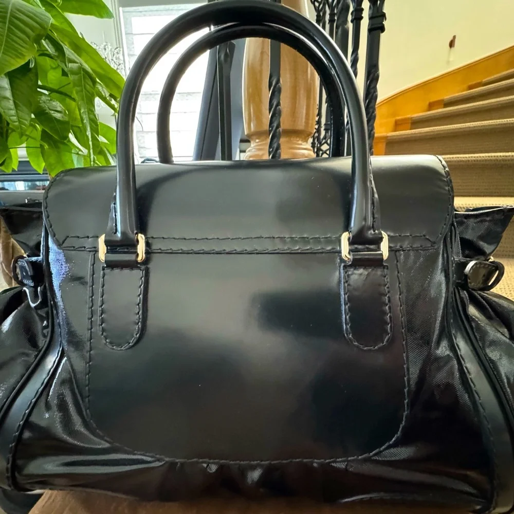 Gucci Queen Large Leather Tote Black - Picture 4 of 11